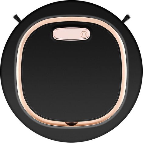 Aspiradora robot inteligente 3 en 1 Crezuo, con batería de 1200 mAh para eliminar polvo y pelo de mascotas en suelos.-Crezuo