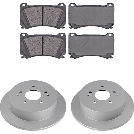 KIT FRENI POSTERIORI compatibile con SSANGYONG KORANDO (C300) - DISCHI + PASTIGLIE OEM: P 30 054 / DSK3144 /SOSTITUZIONE DIRETTA/BASSA POLVERE/SILENZIOSO (1/5)