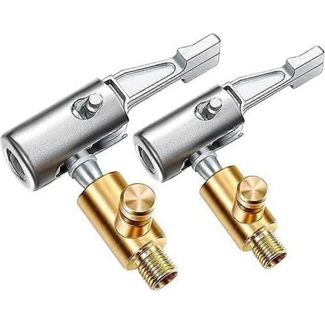 verriegelbare Aufblasdüsen: Metall-Aufblasdüse mit Dekompressionsventil (Standard-8-mm-Gewinde) – Crezuo