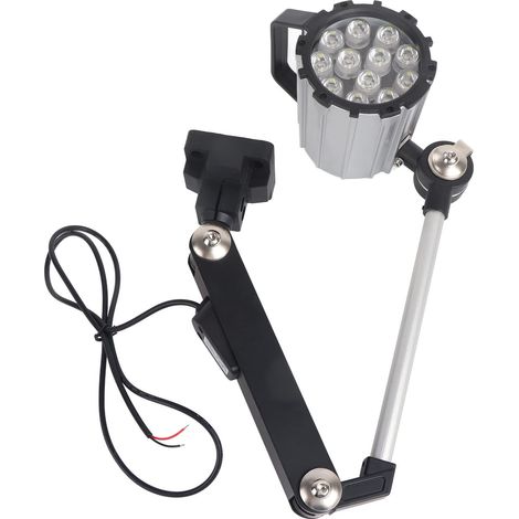 Télescopic Long Bras CNC Worklight 24V 12W LED Lampe De Travail Pour Tour Machine Outil Perceuse Poinçonneuse 100000 Heures (1/5)