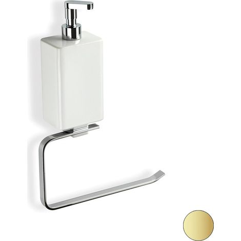 STILHAUS Gea anello portasalviette con dosatore oro opaco codice prod: 000GE79D18