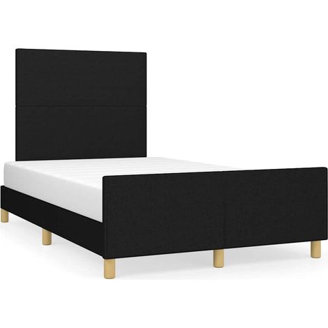 Maison Exclusive - Giroletto senza Materasso Nero 120x200 cm Tessuto (1/5)
