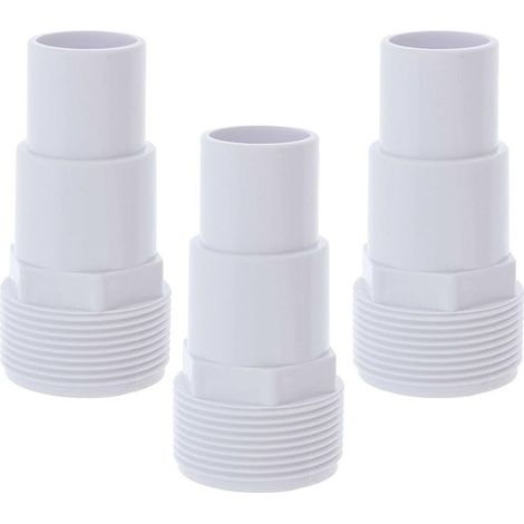 Universal combination 1.25/1.5 inch hose adapter for swimming pools, compatible with Hayward SPX1091Z adapter. (1/5)