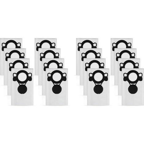 16 sacs filtrants W107418353 pour aspirateur/extracteur de poussière humide Makita modèle VC4210L, sacs de rechange grande capacité (1/5)