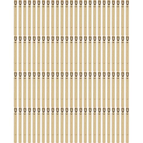 100 sondes de test à ressort en laiton 2,4mm, kit d'accessoires pour broches série P125 R125-4S (1/5)