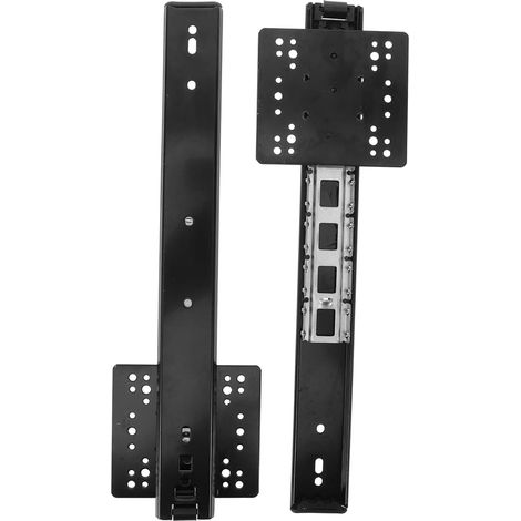 Lot de 2 glissières à billes pour tiroirs meubles TV et autres montage (1/5)