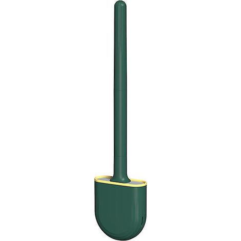 Brosse de toilette en silicone avec support, brosse ventilée, séchage rapide et sans odeur-AquaForge (1/5)