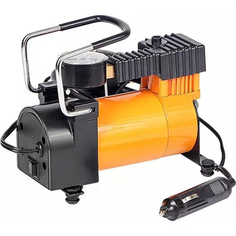HOTECHE mini-compresor 30mm 12/24v 10a , Mini compresor de aire 30mm Hoteche Corriente nominal 10A Diámetro del cilindro 30 mm Presión máxima 100 psi Cable de 3 met (1/3)