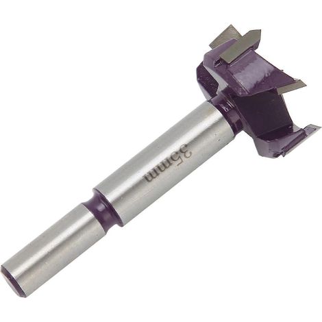 Embout de gabarit pour charnière invisible 35 mm - 3 cannelures - Acier au carbone - Pièces pour outils électriques de travail du bois (1/5)
