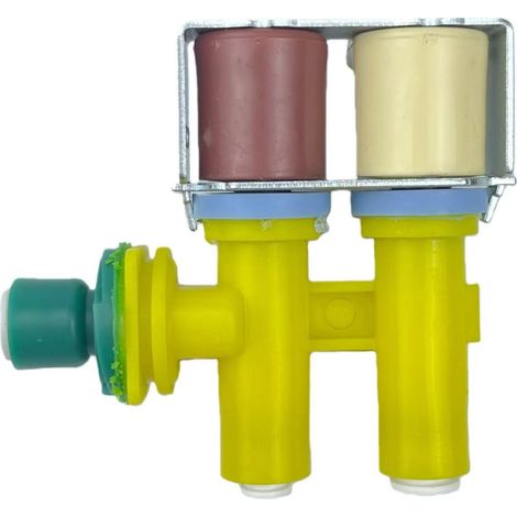 The WPW10341320 refrigerator inlet valve is suitable for Whirlpool Kenmore 120V refrigerators. (1/4)