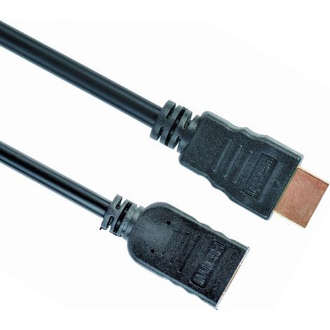 Gembird hdmi (m)-(h)-(h)avec câble ethernet 4,5 mts ngr (1/5)