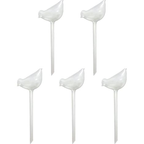 Dispositivo de riego automático con forma de pájaro, fuente de riego para interiores, goteros automáticos, aspas automáticas para plantas grandes. (1/5)