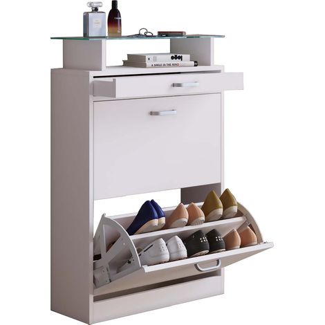 Chariot à chaussures en bois Sipos M 91x59x22 - VCM