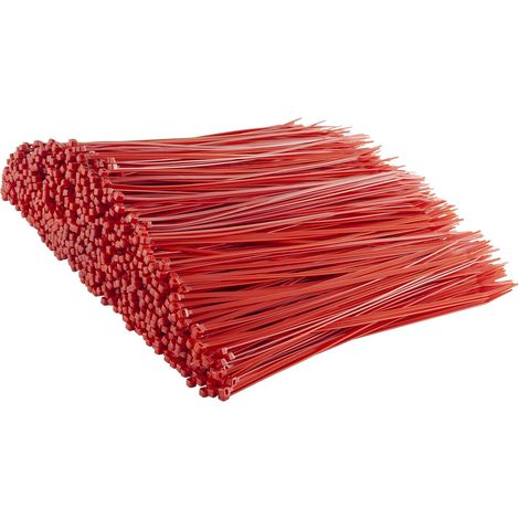 Lot de 100 attaches de câble en nylon de qualité supérieure, attaches de câble robustes - mécanisme autobloquant sécurisé, 4 x 150 (1/3)