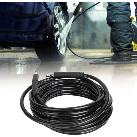 Tuyau d'arrosage haute pression pour nettoyeur haute pression compatible avec les modèles Karcher K2, K3, K4, K5 et K Series (10 m) (1/5)
