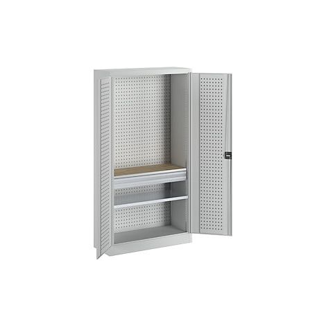kaiserkraft Armadio portattrezzi con fori 2 cassetti 1 (1/3)