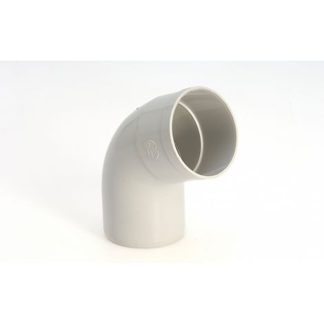 Codo 67,3° PVC gris GIRPI, Desv.33 cm Diam.100 mm GIRPI