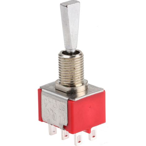 Interrupteur à levier RS PRO, On-Off-On, 2RT, 5 A @ 250 V c.a. ( Prix pour 1 )