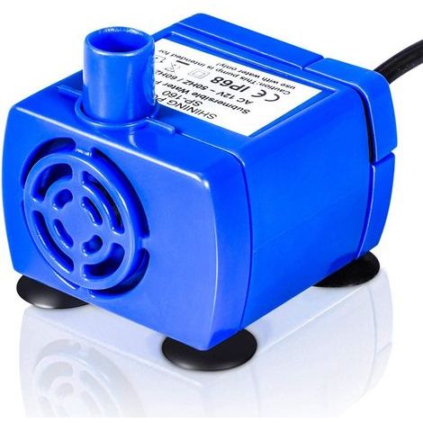 Pompe Eau Submersible, Pump Aquarium Ajustable Ultra-silencieux Pompes Multifonction Poisson Fontaine Brushless Moteur Accessoires (1/5)