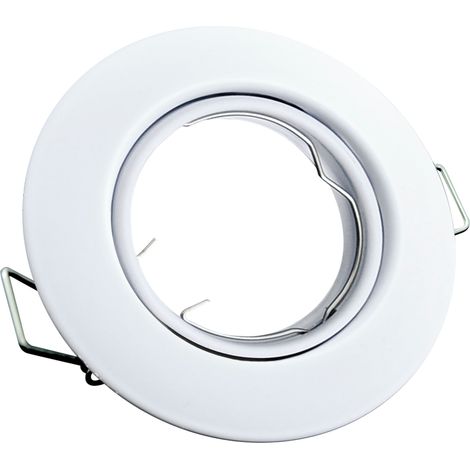 Faretto incasso orientabile tondo bianco MR16 Polux (1/4)