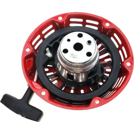 Recoil Starter Remplacement avec Pully Cup Compatible avec GX200, GX160, GX120 Recoil Starter Assembly (1/2)