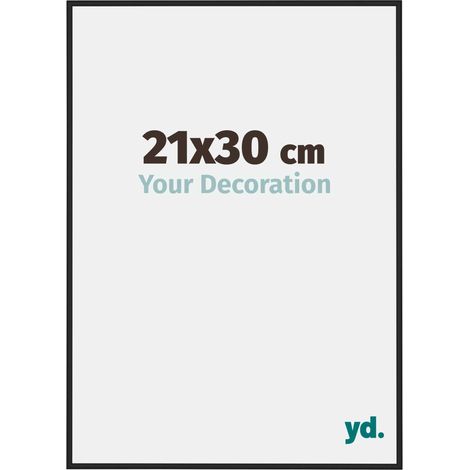 yd. - Cadre photo 21x30 - Noir Brillant - Aluminium - Miami (1/5)