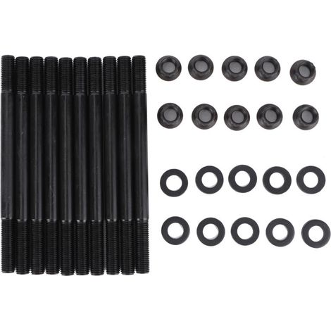 Prigioniero della testata del cilindro del motore, kit di bulloni per prigionieri della testata del cilindro del motore dell'auto, dado di fissaggio del motore adatto per Civic 1996-2000 D16Y7 D16Y8 A (1/5)