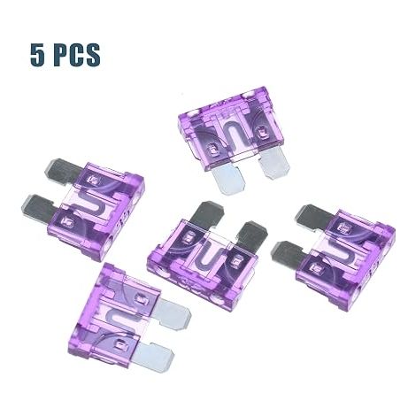 5pcs Blade Style Fuse 35A Blade Style Fuse for Car Boat Deep Purple (1/5)