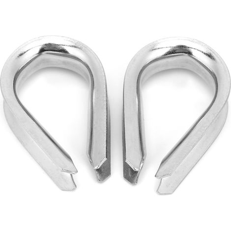 Colliers de câble en acier inoxydable marin 14 mm, anneaux de protection pour corde, serre-câbles (1/5)