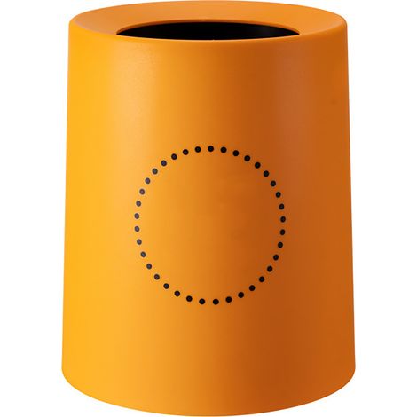 Poubelle de cuisine lumineuse de luxe en plastique, corbeille à papier pour salle de bain et salon (1/4)