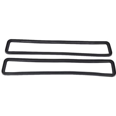 Bandes d'étanchéité automatiques, noires, installation facile, haute résistance, bande d'étanchéité en caoutchouc pour cloison, 1 paire, fiable, résistante à l'abrasion, MUC4299, pour automobile (1/5)