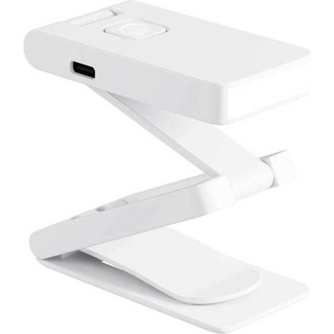 Mini lampe de bureau - Lampe de bureau pliable - Lampe de bureau - Lampe de bureau LED - Veilleuse - ABS - Blanche (1/5)