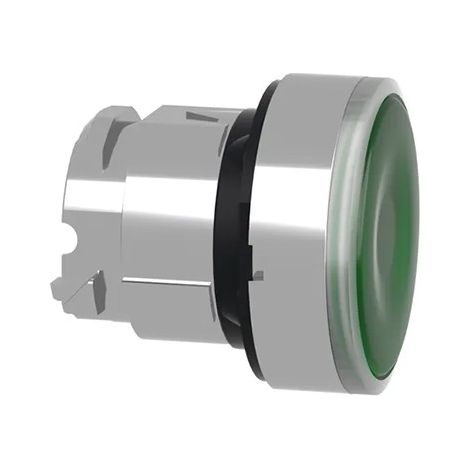 Cabeza pulsador iluminado diámetro 22 ZB4BW de Schneider  Verde