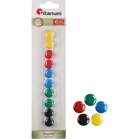 Magneti per lavagne 15mm 10 pz