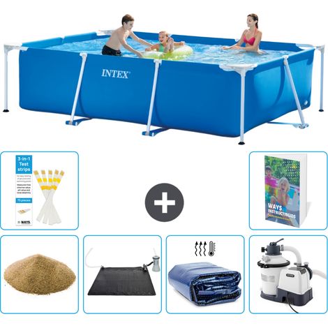 Rechteckiger Frame Pool - 300x200x75 cm - 7-teilig S69