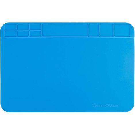 Non-Slip Silicone Soldering Mat, Anti-Static Repair Mat, Heat-Resistant Soldering Pad for Repairing Watches, Phones, and Electronics (1/5)