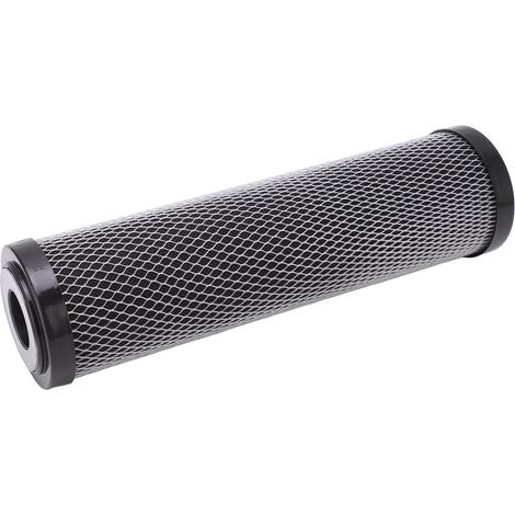 Élément filtrant de rechange pour purificateur d'eau, à ouverture plate, précis et anticalcaire, 25 cm (10 pouces). (1/5)