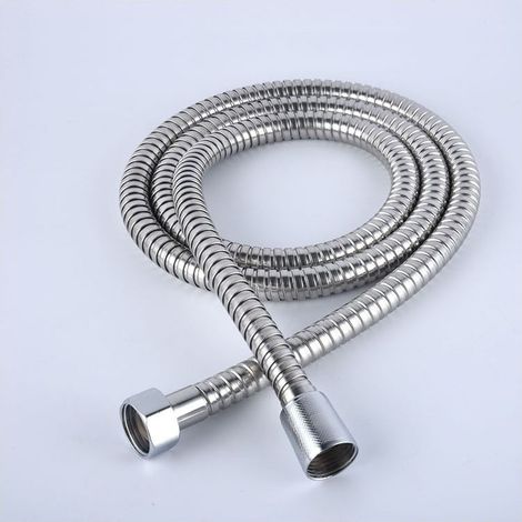 Flexible de douche inox transparent, tuyau renforcé anti-explosion pour douchette