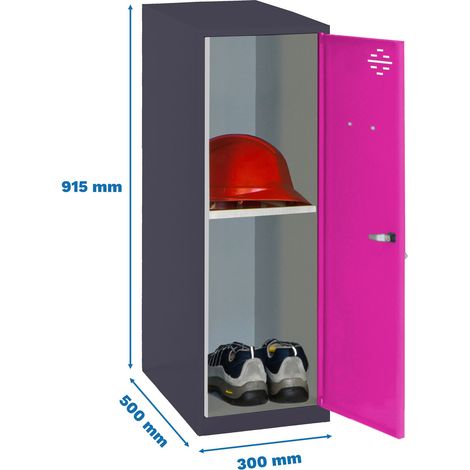 Simonrack Mini Metallregal Antrazit und Rosa Praktisch