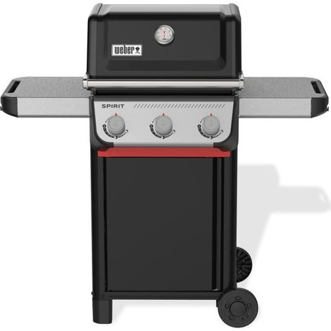 Barbecue a gas - Weber - Spirit E-310 - 3 bruciatori in acciaio inossidabile - 7kW - Termometro - Nero (1/4)
