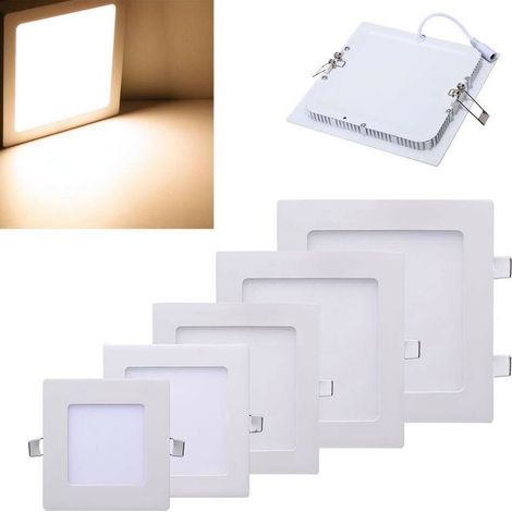 Pannello Led Luce Naturale 4000k Plafoniera Incasso Faretto 12 Watt (1/2)