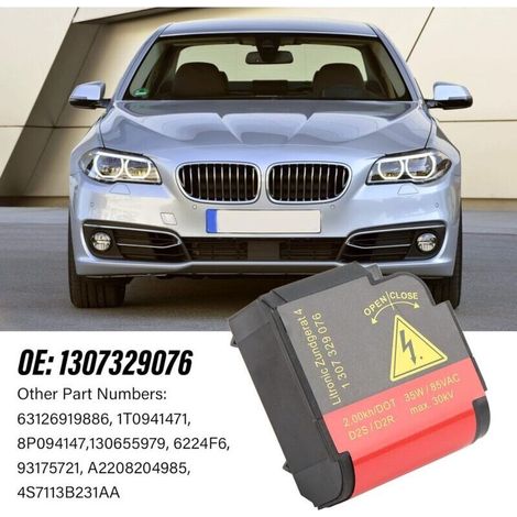 Centralina di accensione per fari Xenon HID, portalampada D2S D2R, codice 1307329076, codice 1T0941471, ricambio per Cooper R50 R52 R53 (1/5)