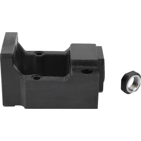 Kit de montage pour servomoteur MBK10-60 : base avec roulements mécaniques de précision, vis à billes et paliers (1/5)