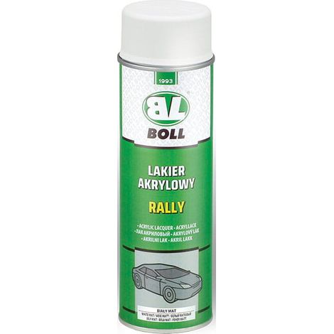 Barniz acrílico en spray Boll Rally blanco mate