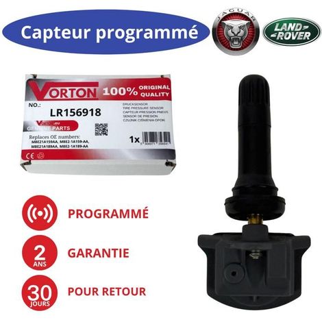 Sensor de presión de neumáticos programado Válvula rueda LAND ROVER Defender II L663 Discovery 5 L462 Discovery Sport L550 M8E2-1A189-AA