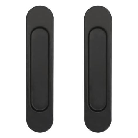 Poignée de Porte Coulissante - Non spécifié - Ovale - Aluminium - Auto-Adhésive - 14,8 CM (1/4)