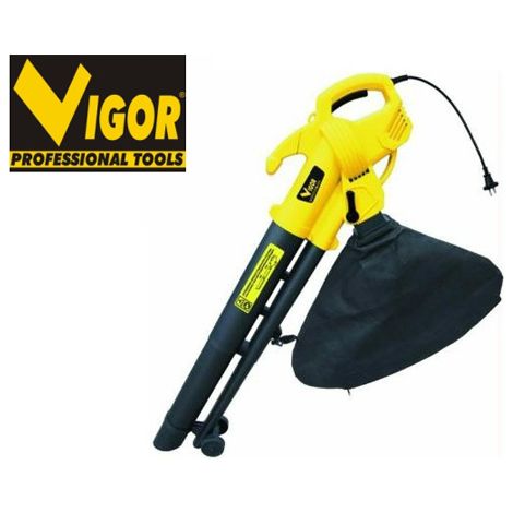 Soffiatore - Aspiratore - Aspirafoglie - Trituratore elettrico 2400W Vigor - VAS-2400