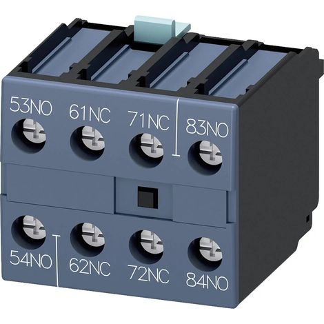 [NEUWERTIG] B-Ware Siemens Hilfsschalterblock Schaltgerät 2 No2 Nc Ordnungsziffer S0 Schraubanschluss