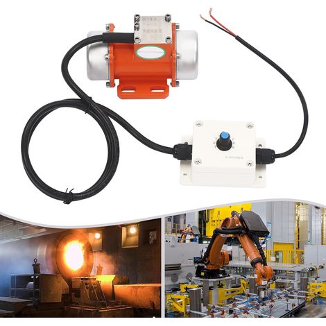 50W Brushless Vibration Motor – Adjustable Speed 0–4000rpm, IP65 Waterproof, Durable Stainless Steel, Industrial Use for Mining, Food Processing & More (24, Volts) (1/5)