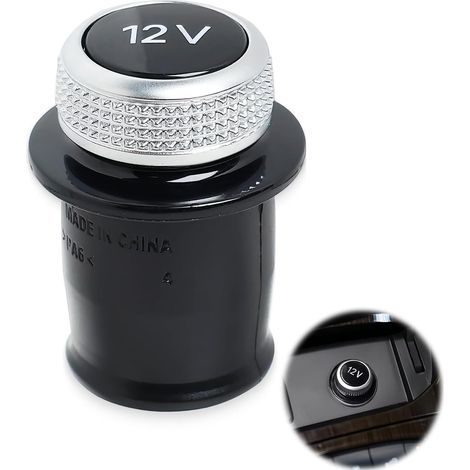 12V Universal Cap, Plastic Dustproof Plug 4H0919311 8W0919311 for Cigarette Lighter Socket, Car Power Plug, Prevents Electric Shock, For A3 A4 A6 A7 A8 Q3 (1/5)